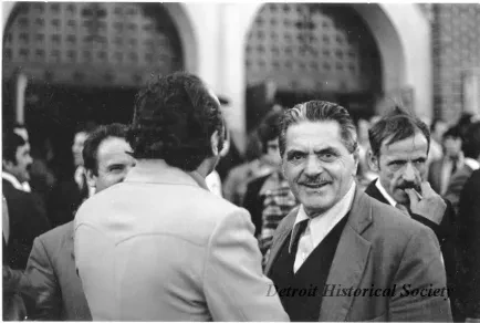 Print, Photographic - Albanian men after worship
