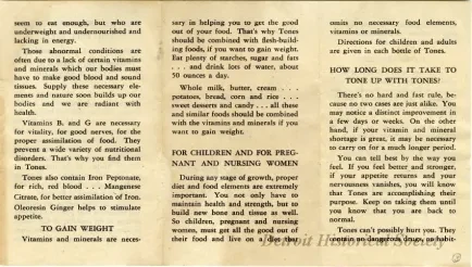 Handbill - Tone Up With Tones!