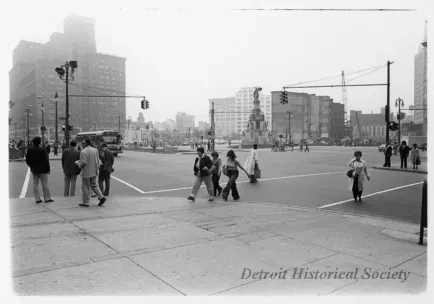 Print, Photographic - Woodward and Fort Intersection Looking Northeast