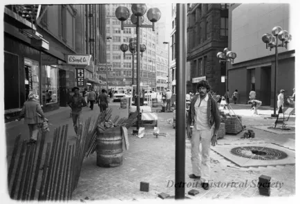 Print, Photographic - State St. Looking West from Woodward