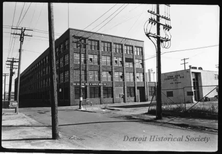Print, Photographic - Looking East on Franklin near Dubois