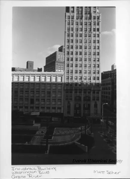 Print, Photographic - Industrial Building; Washington Blvd.; Grand River