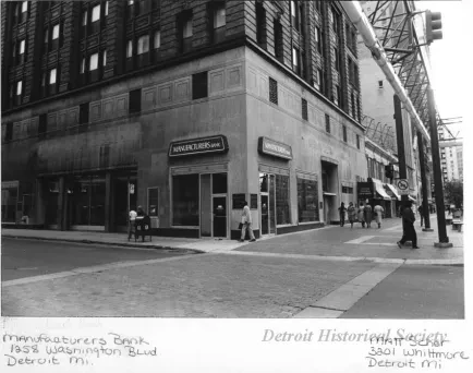 Print, Photographic - Manufacturers Bank; 1258 Washington Blvd