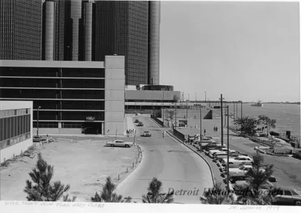 Print, Photographic - River Front View from Hart Plaza