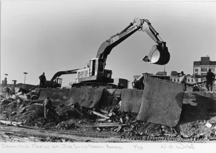 Print, Photographic - Demolition Crew at Joe Louis Sports Arena