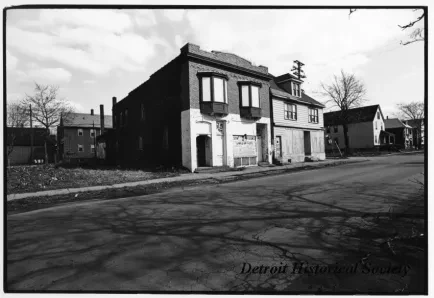 Print, Photographic - E. Side of St. Aubin Between Medbury and Hendrie