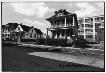 Print, Photographic - North Side of Lyman Between St. Aubin and Dubois