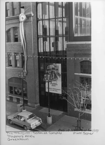 Print, Photographic - The Traugott-Schmidt Complex; Trappers Alley; Greektown