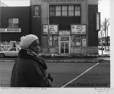 Print, Photographic - Adult Movies - Woodward Ave.