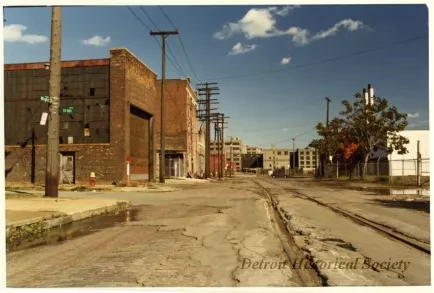 Print, Photographic - Wight Street Facing East Towards Uniroyal Tire Plant