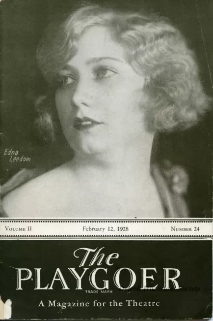 Magazine - The Playgoer, Volume II, Number 24