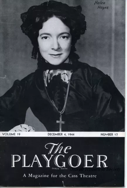 Program, Theater - The Playgoer, Volume 19, Number 17
