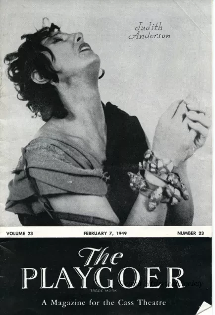 Program, Theater - The Playgoer, Volume 23, Number 23