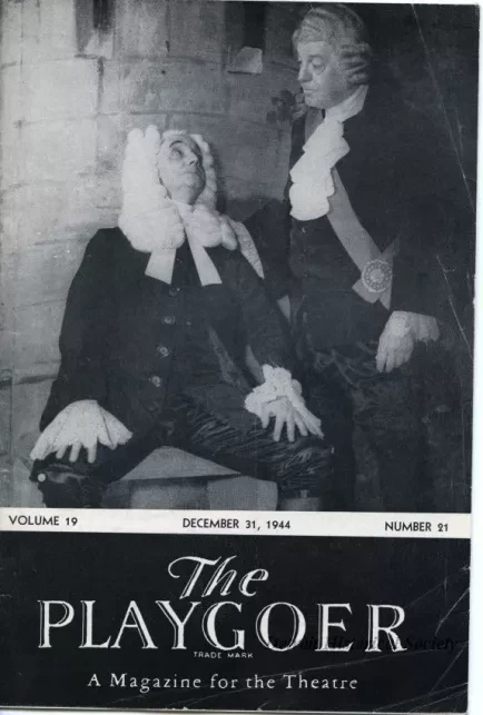 Program, Theater - The Playgoer, Volume 19, Number 21