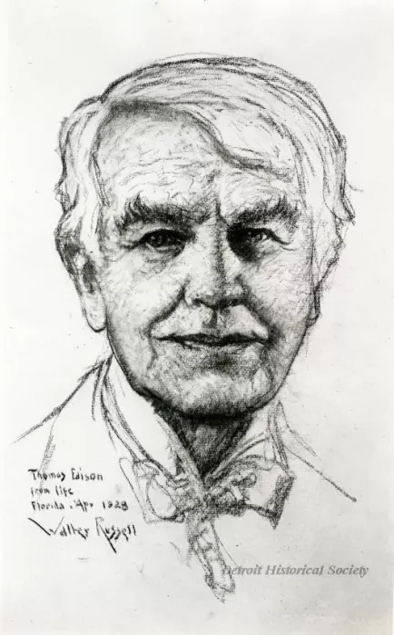 Print, Photographic - Thomas Edison from Life, Florida, April, 1928