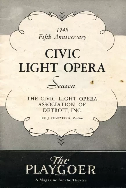 Program, Theater - The Playgoer