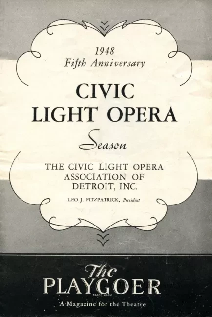 Program, Theater - The Playgoer