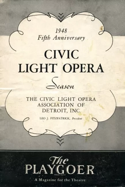 Program, Theater - The Playgoer