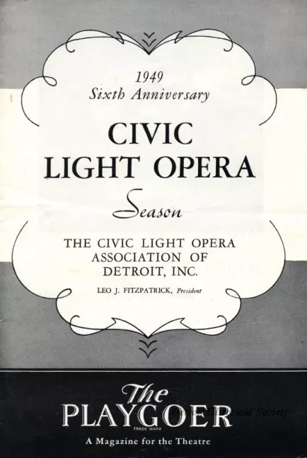 Program, Theater - The Playgoer