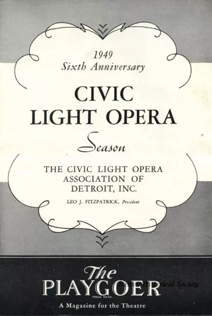 Program, Theater - The Playgoer