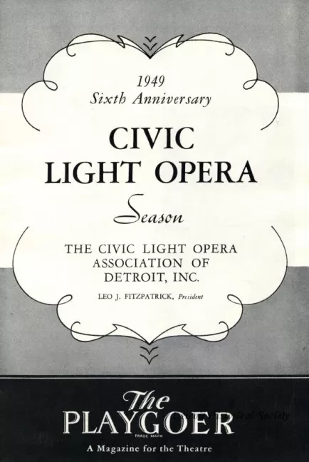 Program, Theater - The Playgoer