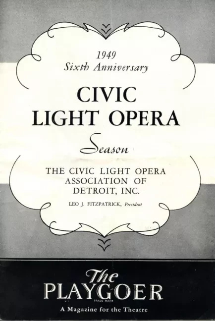 Program, Theater - The Playgoer