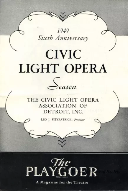 Program, Theater - The Playgoer