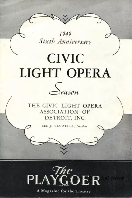 Program, Theater - The Playgoer