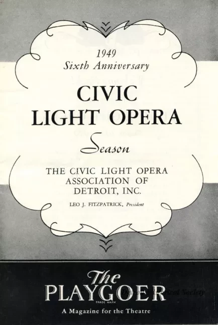 Program, Theater - The Playgoer