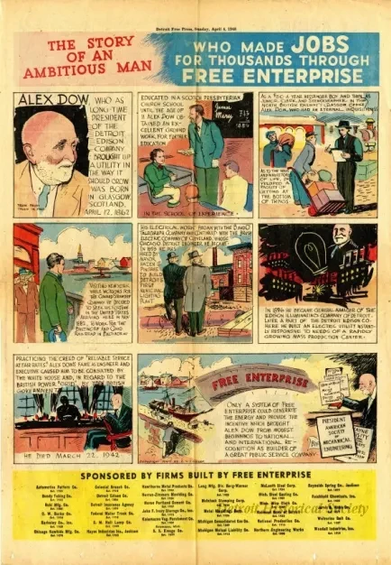 Newspaper - The Story of an Ambitious Man Who Made Jobs for Thousands Through Free Enterprise