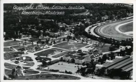 Postcard - Greenfield Village, Edison Institute, Dearborn, Michigan