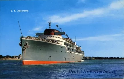 Postcard - S. S. Aquarama