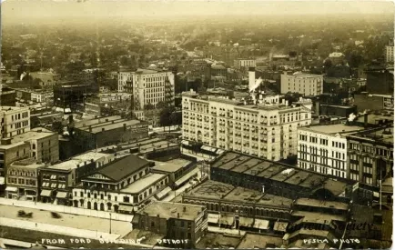 Postcard - From Ford Building, Detroit