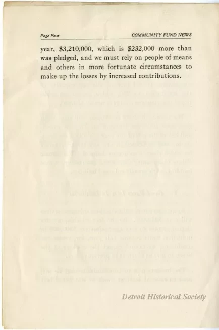 Newsletter - Community Fund News, No. 60, September 1927