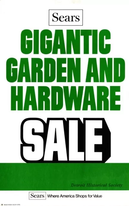 Poster, Advertisement - Sears