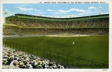 Postcard - Navin Field, The Home of the Detorit Tigers, Detroit, Mich.
