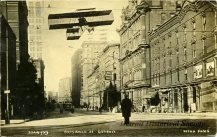 Postcard - Griswold St., Detroit