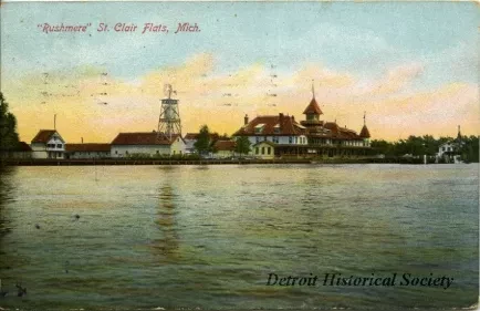 Postcard - "Rushmere" St. Clair Flats, Mich.
