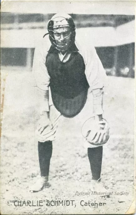 Postcard - Charlie Schmidt, Catcher