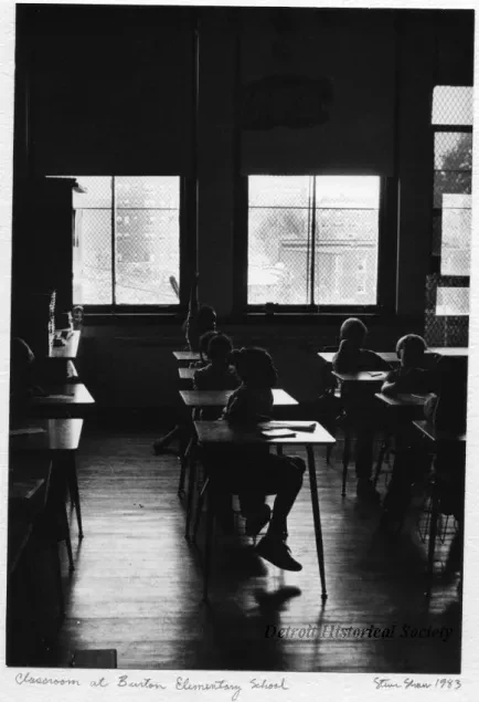 Print, Photographic - Classroom at Burton Elementary School