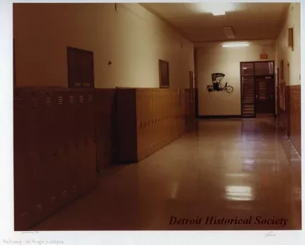 Print, Photographic - Hallway - Jr. High Lockers