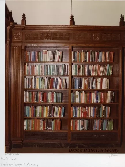 Print, Photographic - Bookcase, Fordson High Library