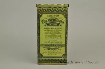 Tin Container - Back