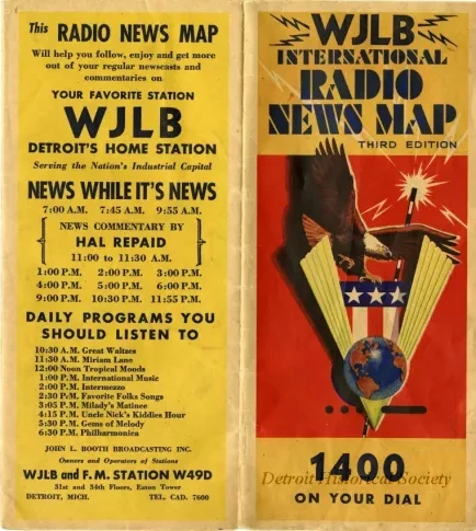 Map - WJLB International Radio News Map 3rd Edition