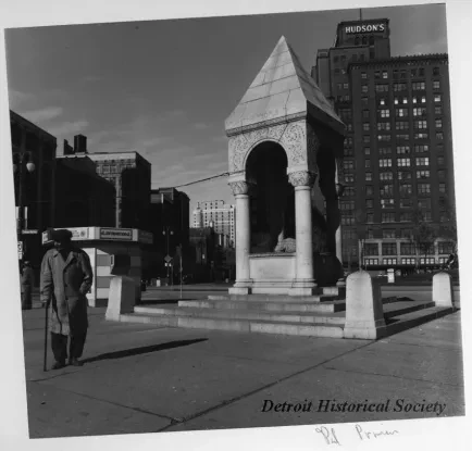 Print, Photographic - Monroe at Grand River, Detroit