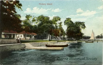 Postcard - Hickory Island