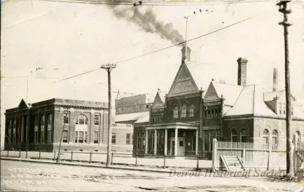 Postcard - Offices The J.B. Ford and Mich Alkali Co., Wyandotte, Mich.