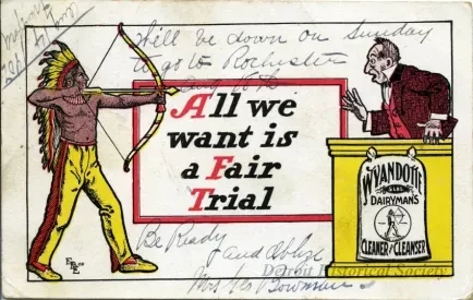 Postcard - All we want is a Fair Trail