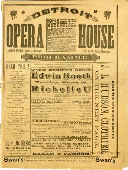 Program, Theater