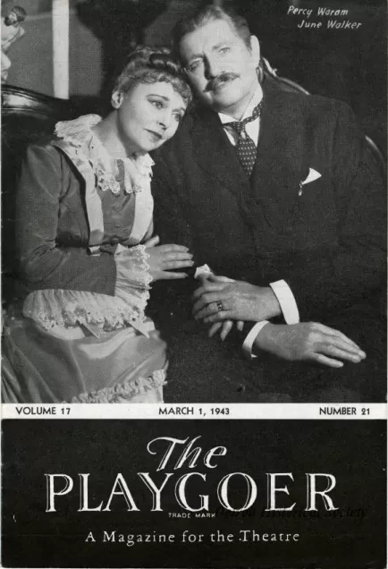 Program, Theater - The Playgoer, Volume 17, Number 21